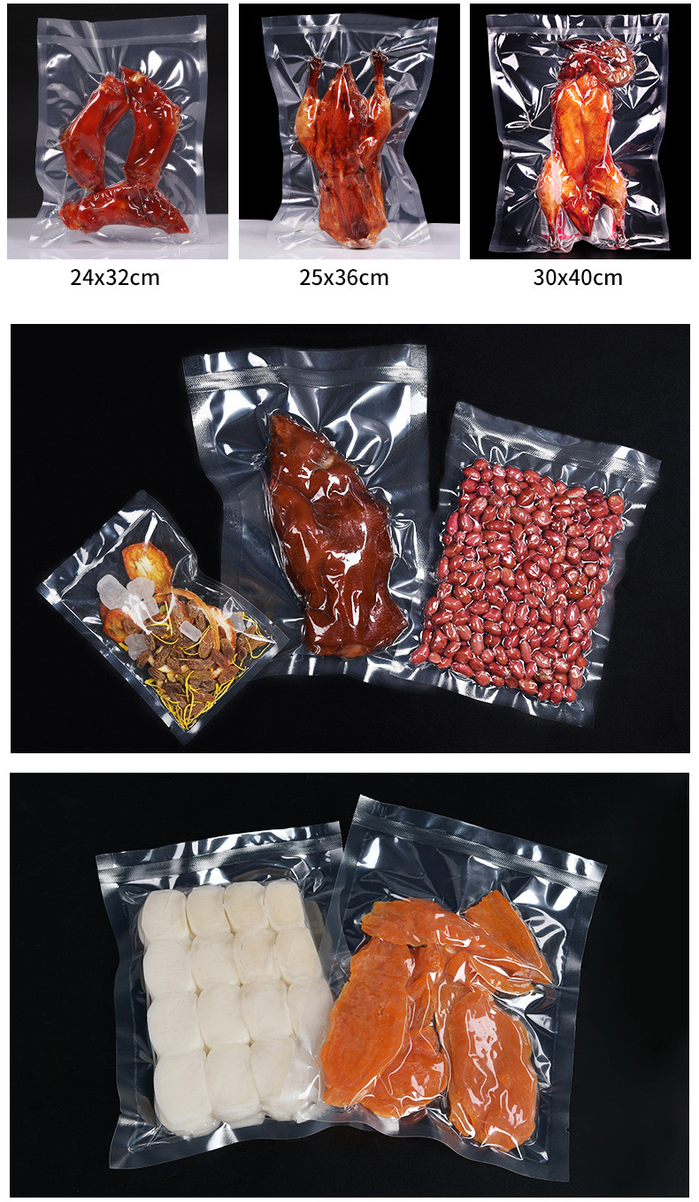 Gusseted vacuum packaging bag