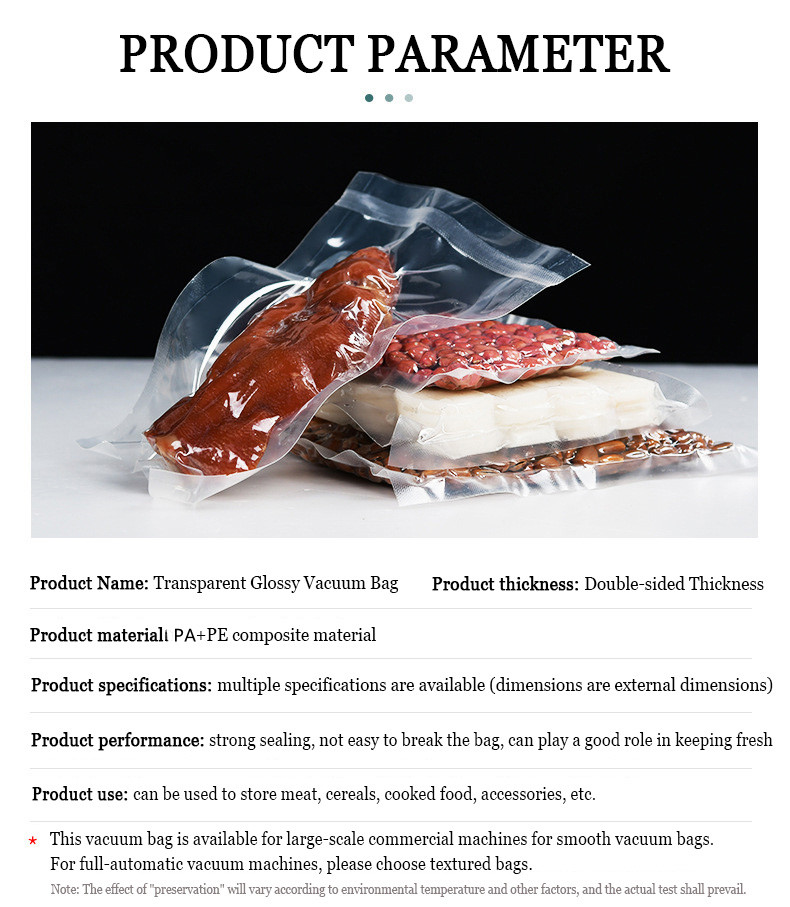 Ziplock vacuum packaging bag