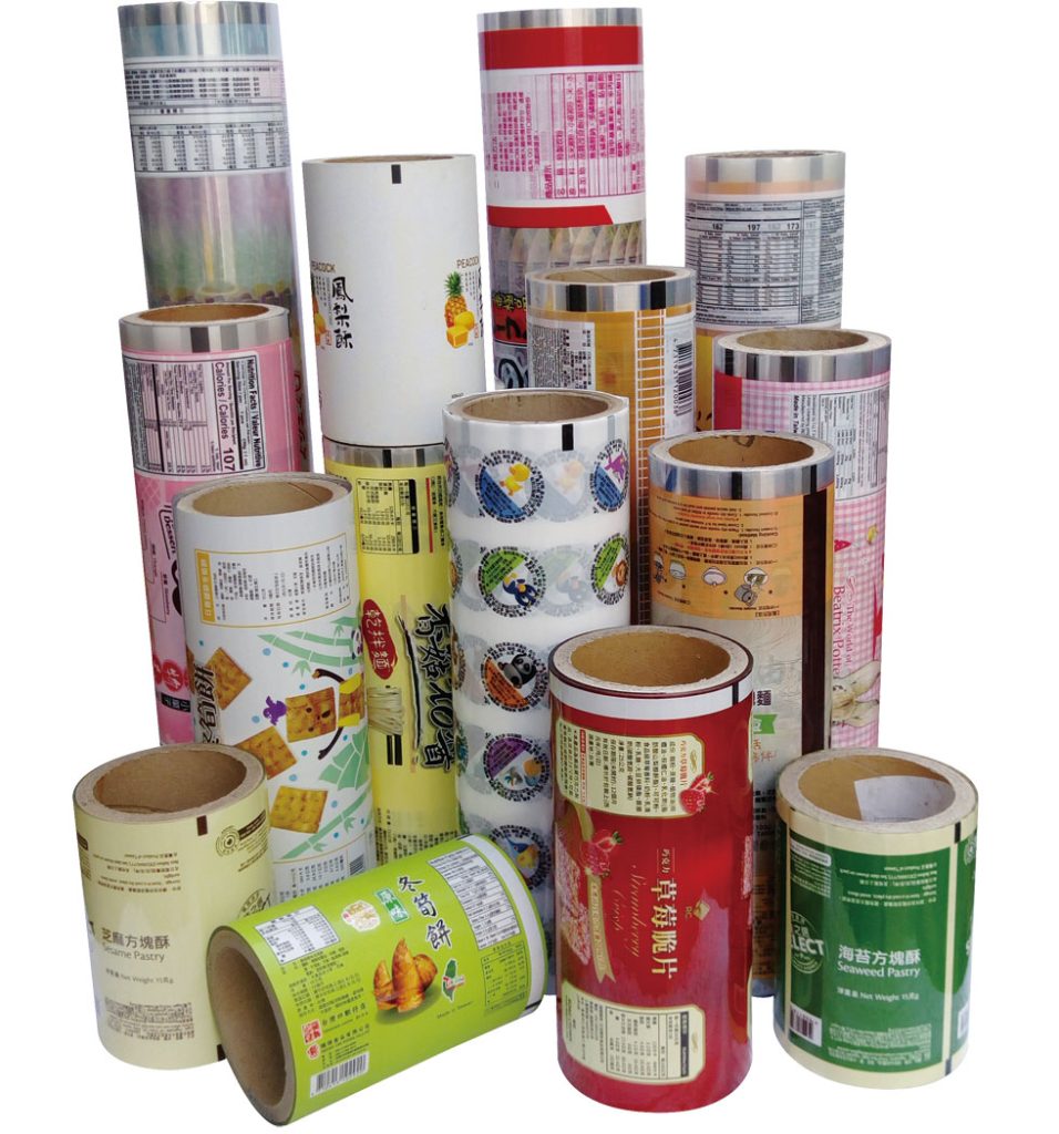 Custom flexible food packaging film for snacks