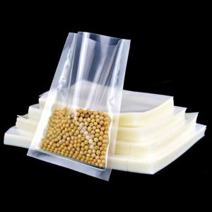Clear transparent vacuum sealer bag