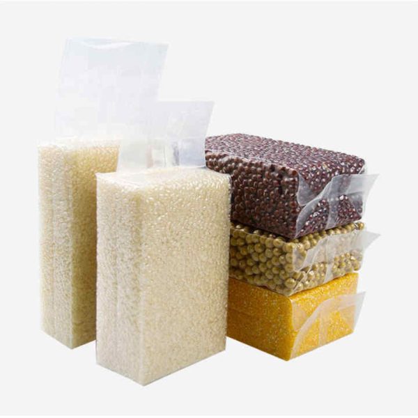 Side-sealed vacuum packaging bag