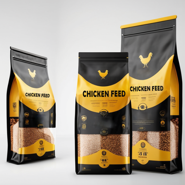 Pet Food Bird 2Kg Plastic Zipper Chicken Fish Enter Feed Packaging 50Kg Feeding Bag 5Kg Chicken Feed Bag - Image 3
