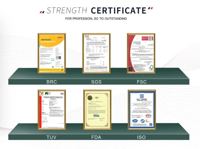 Comply with International Certification