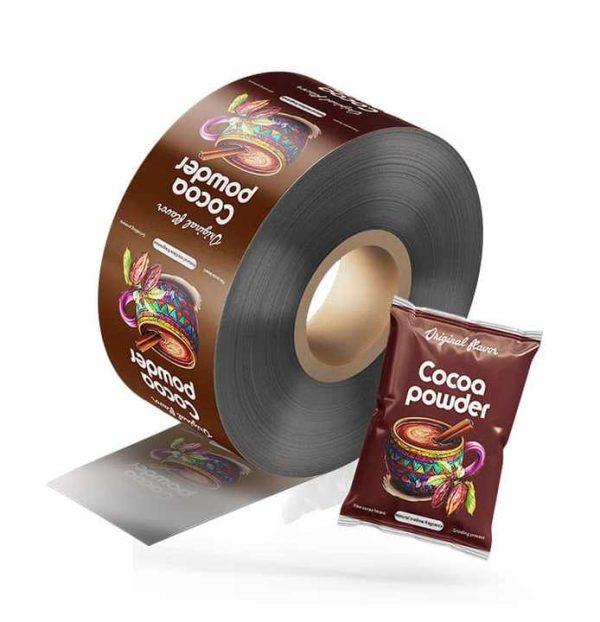 Banana chips snack food flexible film roll