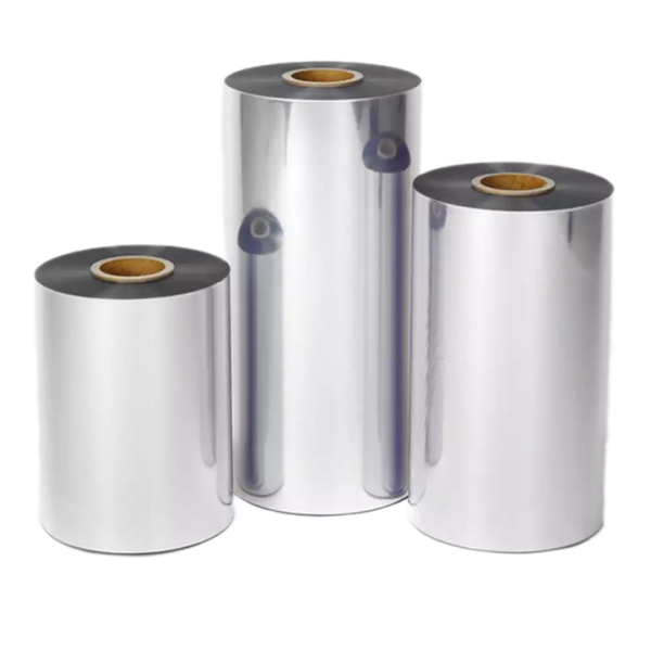 Wholesale Bright Silver Aluminum Foil PET Laminated PE Roll Raw Material Film for Flexible Packaging Composited Treatment