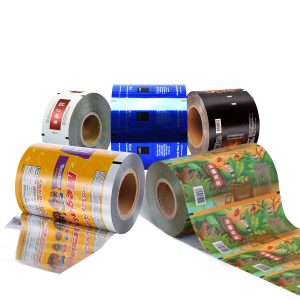 printed snack packaging bag with matte finish