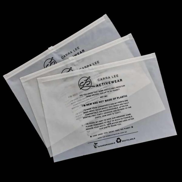 Eco friendly zip lock bag for swimwear