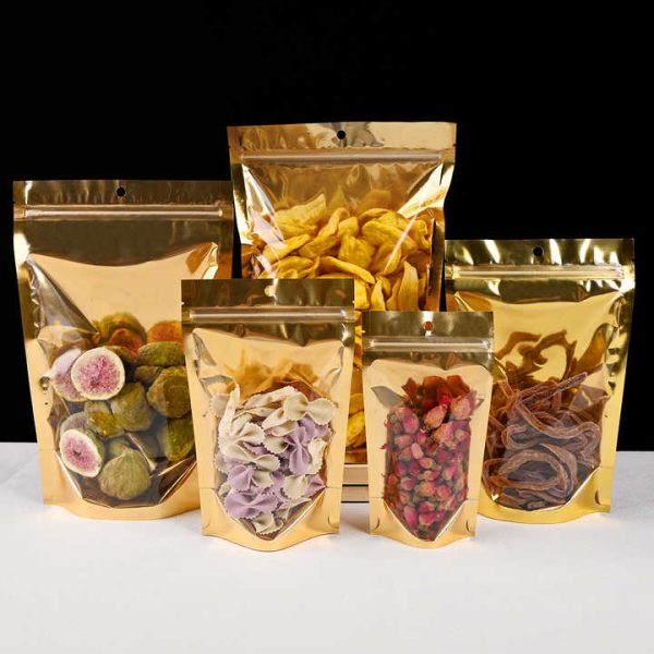 Ziplock stand up pouch for dry food