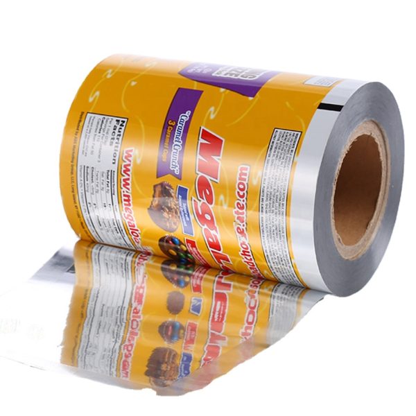 laminated roll film for snack packaging machines