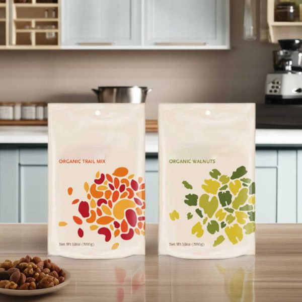 Customizable Stand up Pouch Snack Packaging for Cashew Nuts Resealable Plastic Aluminum Foil With Zipper Dry Food Packaging Bags - Image 3