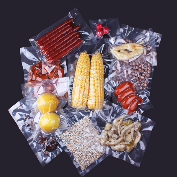 Plastic vacuum sealer bag packaging