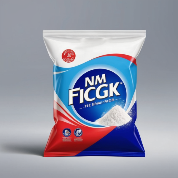 Laminated pouch for washing powder packaging