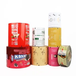 Cheap OEM Custom Printed Frozen Food BOPP Film Roll Ice-Cream Popsicle Plastic Sealing Potato Chips Laminated Roll Film
