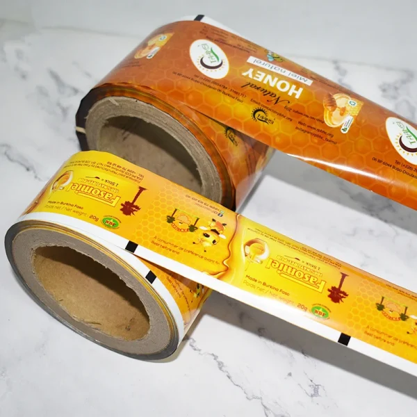 matte finish custom food packaging roll stock