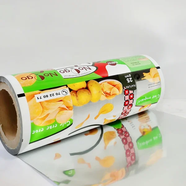 custom printed cereal packaging roll stock film