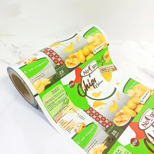 snack food packaging laminated roll stock film moisture proof