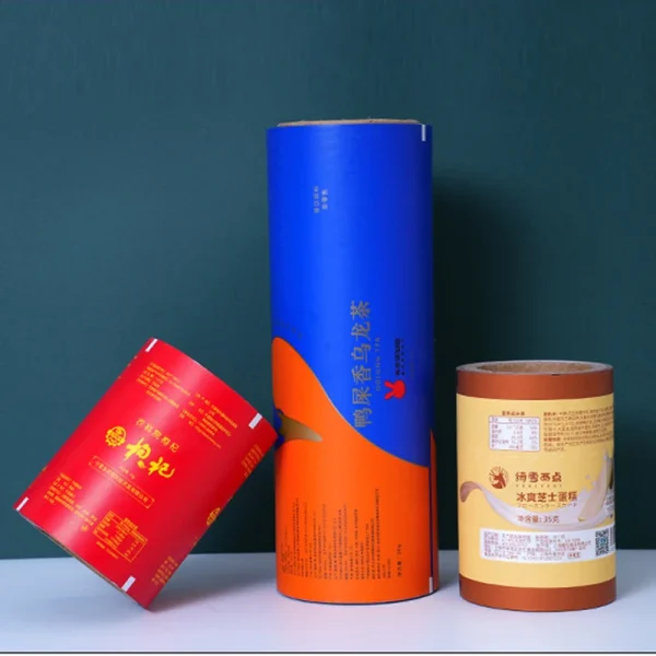 Fully Automatic Packaging Aluminum Foil Composite Roll Film FDA Food Grade Solid Beverage Packaging Film Printing Customization - Image 2