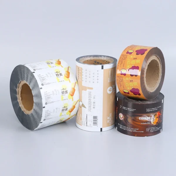 Fully Automatic Packaging Aluminum Foil Composite Roll Film FDA Food Grade Solid Beverage Packaging Film Printing Customization - Image 4