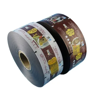 food packaging application snack sachet roll film custom printed laminated foil roll