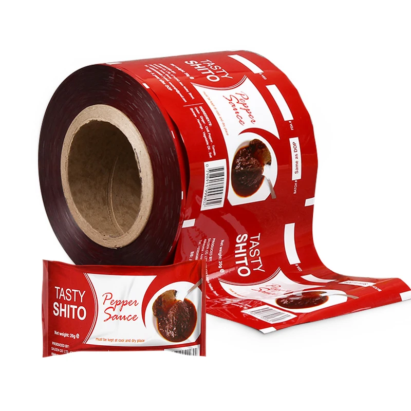 metallized foil film roll side gusset application custom printed for food packaging