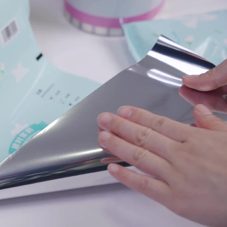 stacked packaging film rolls shipping export packing ready for container